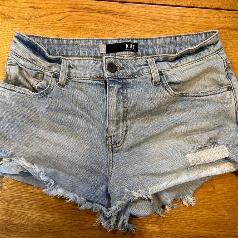 KUT size 8 Jean shorts